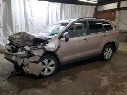 Salvage cars for sale at Ebensburg, PA auction: 2015 Subaru Forester 2.5I Premium