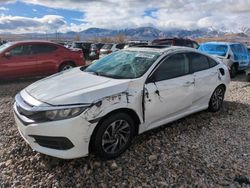 Salvage cars for sale at Magna, UT auction: 2017 Honda Civic EX