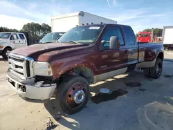 Salvage cars for sale from Copart Lumberton, NC: 2007 Ford F250 Super Duty