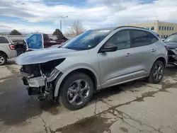 Salvage cars for sale from Copart Littleton, CO: 2023 Ford Escape ST Line