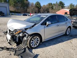 Salvage cars for sale at Mendon, MA auction: 2020 Toyota Corolla LE