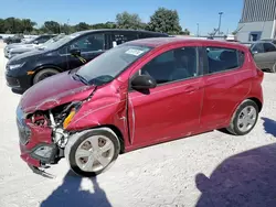 Salvage cars for sale at Apopka, FL auction: 2019 Chevrolet Spark LS