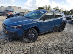 Subaru salvage cars for sale: 2024 Subaru Crosstrek Wilderness