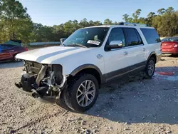 Salvage cars for sale at Houston, TX auction: 2017 Ford Expedition EL XLT