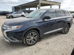 Salvage cars for sale at West Palm Beach, FL auction: 2018 Mitsubishi Outlander ES