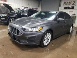 Salvage cars for sale at Elgin, IL auction: 2019 Ford Fusion SE