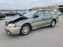 Salvage cars for sale at Fredericksburg, VA auction: 2001 Subaru Legacy Outback