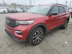 Salvage cars for sale at Los Angeles, CA auction: 2022 Ford Explorer ST-Line