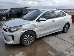 Salvage cars for sale at Grand Prairie, TX auction: 2020 KIA Rio LX