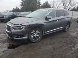 Salvage cars for sale at Finksburg, MD auction: 2017 Infiniti QX60