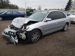 Salvage cars for sale at Bowmanville, ON auction: 2005 Honda Civic LX