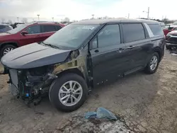 Salvage cars for sale at Indianapolis, IN auction: 2024 KIA Carnival LX