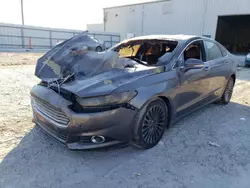 Salvage cars for sale at Jacksonville, FL auction: 2014 Ford Fusion Titanium