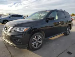 Salvage cars for sale at Grand Prairie, TX auction: 2020 Nissan Pathfinder SL