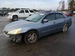 Vehiculos salvage en venta de Copart Dunn, NC: 2007 Honda Accord EX