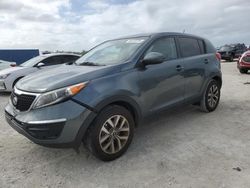 Salvage cars for sale at Arcadia, FL auction: 2014 KIA Sportage Base