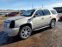 Salvage cars for sale at Colorado Springs, CO auction: 2009 Cadillac Escalade Luxury