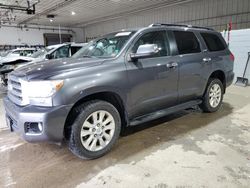 Salvage cars for sale at Candia, NH auction: 2012 Toyota Sequoia Platinum