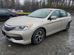 Honda salvage cars for sale: 2017 Honda Accord LX