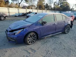 Salvage cars for sale at Hampton, VA auction: 2021 Toyota Corolla SE