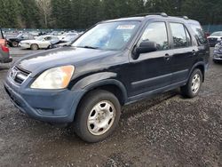 Honda salvage cars for sale: 2002 Honda CR-V LX