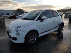 Salvage cars for sale at Orlando, FL auction: 2015 Fiat 500 Sport