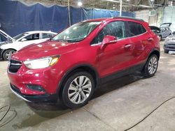 Salvage cars for sale from Copart Woodhaven, MI: 2017 Buick Encore Preferred