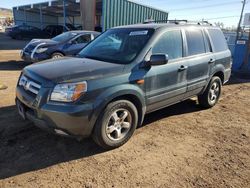 Salvage cars for sale at Colorado Springs, CO auction: 2006 Honda Pilot EX