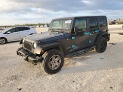 Salvage cars for sale at Arcadia, FL auction: 2017 Jeep Wrangler Unlimited Sport