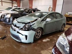 Salvage cars for sale at Lansing, MI auction: 2014 Toyota Prius