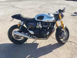 Salvage motorcycles for sale at Sun Valley, CA auction: 2023 Triumph Thruxton RS