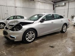 Salvage cars for sale at Franklin, WI auction: 2016 Chevrolet Malibu LT