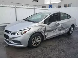 Salvage cars for sale at Opa Locka, FL auction: 2019 Chevrolet Cruze LS