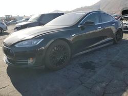 Salvage cars for sale at Colton, CA auction: 2013 Tesla Model S