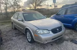 Salvage cars for sale from Copart New Braunfels, TX: 2000 Nissan Maxima GLE