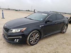 Salvage cars for sale at New Braunfels, TX auction: 2015 KIA Optima SX