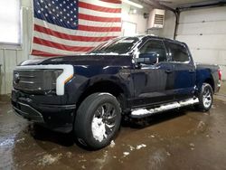 Salvage cars for sale from Copart Lyman, ME: 2023 Ford F150 Lightning PRO