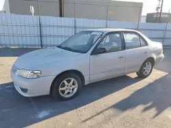 Toyota Corolla ce salvage cars for sale: 2001 Toyota Corolla CE