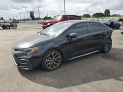 Salvage cars for sale at Miami, FL auction: 2022 Toyota Corolla SE