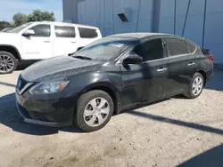 Nissan Sentra Vehiculos salvage en venta: 2017 Nissan Sentra S