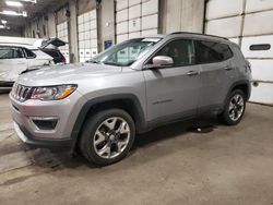 Jeep salvage cars for sale: 2021 Jeep Compass Limited