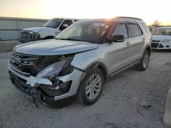 Salvage cars for sale at Kansas City, KS auction: 2017 Ford Explorer XLT