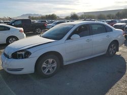 Salvage cars for sale at Las Vegas, NV auction: 2012 Chevrolet Impala LS