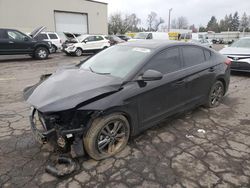 Salvage cars for sale at Woodburn, OR auction: 2018 Hyundai Elantra SEL