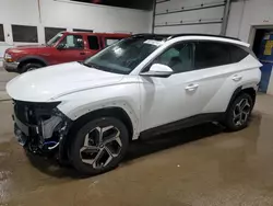 Salvage cars for sale from Copart Blaine, MN: 2022 Hyundai Tucson Limited