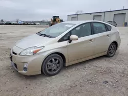 Salvage cars for sale at Kansas City, KS auction: 2010 Toyota Prius