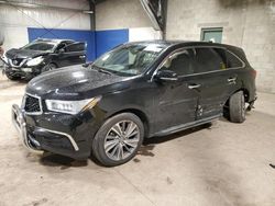 Salvage cars for sale at Chalfont, PA auction: 2018 Acura MDX Technology