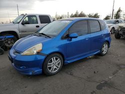 Salvage cars for sale at Denver, CO auction: 2008 Honda FIT Sport