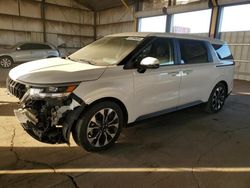 Salvage cars for sale at Phoenix, AZ auction: 2024 KIA Carnival EX