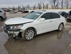 Salvage cars for sale at Bridgeton, MO auction: 2015 Honda Accord EXL